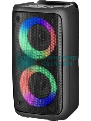 Портативная колонка Defender Boomer 20 20Вт Light/BT/FM/USB/AUX/MIC черный