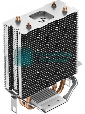 Кулер для процессора DEEPCOOL AG200 черный, 92 мм, алюминий/медь, 3050 об/мин, 30.5 дБ, 4 pin, 100 Вт, 133 мм