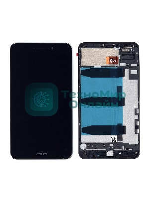 Дисплей для Asus ZenFone Go ZB690KG черный с рамкой