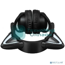 Беспроводные/проводные наушники Party Cat mini BT 0052 черно-желтый, накладные, Bluetooth + проводной, кошачьи ушки, до 10 ч