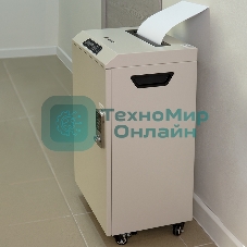 Шредер ГЕЛЕОС УО38-7, DIN P-7 (7 ур-нь секр.), фрагмент 1х2 мм, 4-6 лист (70г/м2), 38 литров