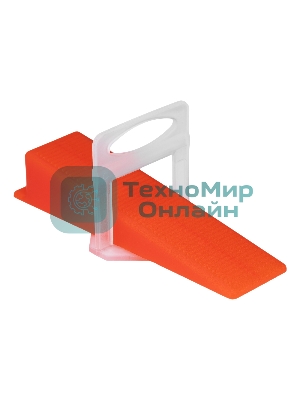 Комплект зажим + клин для системы выравнивания плитки Matrix СВП Ворота XL, 200/100 шт. в пакете