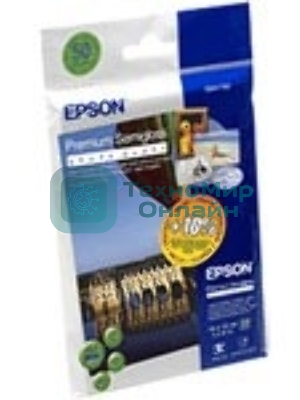 Бумага Epson C13S041765 10x15, 50л, 251г/м2 Полуглянцеваявысококачественная
