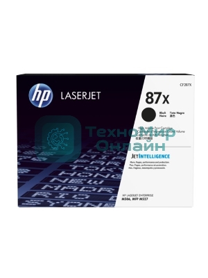 Тонер Картридж HP 87X CF287X черный для HP LJ Ent M506/M527 (18000стр.)