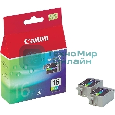 Картридж струйный Canon BCI-16C (9818A002) для Canon SELPHY DS700/810, Цветной, 75стр.