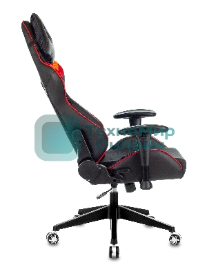 Кресло игровое Бюрократ VIKING 4 AERO RED две подушки черный/красный искусст.кожа/ткань