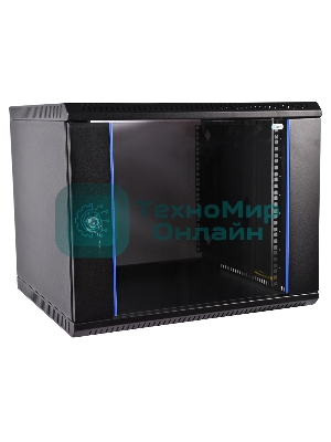 Шкаф телеком. настенный разборный 9U (600х650), съемные стенки, дверь металл (ШРН-М-9.650.1)