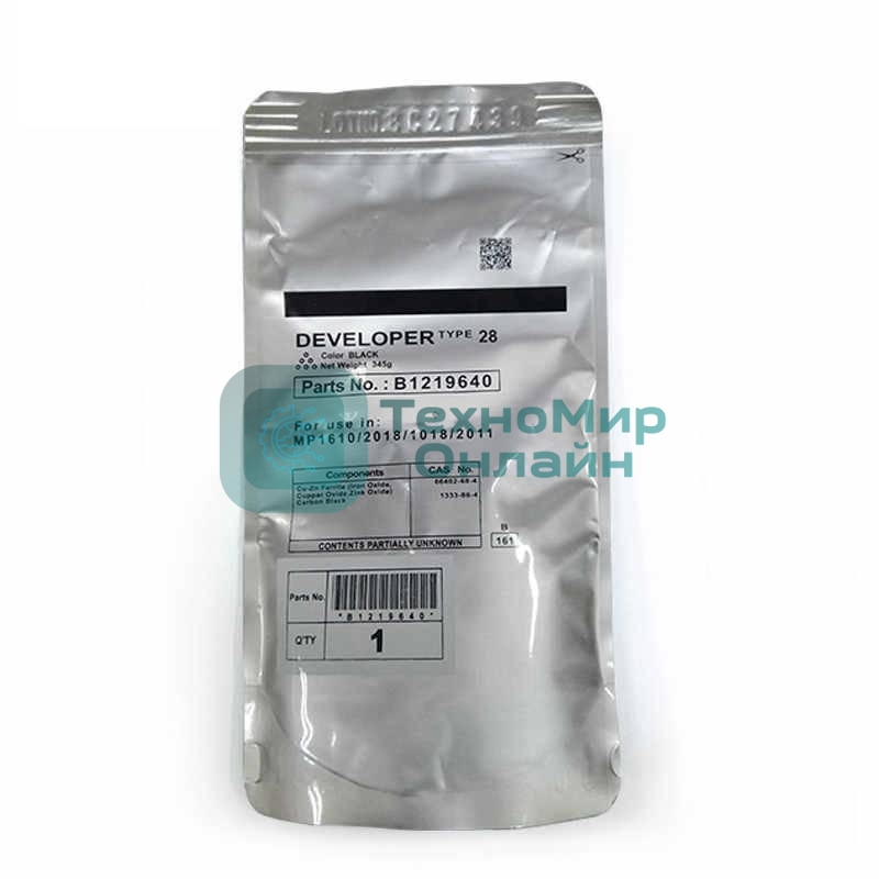 Девелопер Type 28 RICOH Aficio 2015/2018/2016/2020/3025/3030/MP1500/1900/1600/2000/2500/2510/3010/2550/3350/2851/335