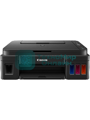МФУ струйное Canon PIXMA G2410 (2313C009), A4, цветной, печ. 8.8 стр/мин (ч/б) 5 стр/мин (цвет), скан. до 19 стр/мин., 1200 x 4800 dpi (принтер) 1200x600dpi (сканер), USB