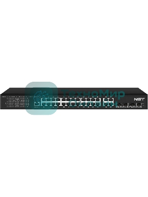 Коммутатор PoE управляемый L2 Gigabit Ethernet на 24 RJ45 PoE + 4 x GE Combo Uplink порта. Порты: 24 x GE (10/100/1000 Base-T) с поддержкой PoE (IEEE 802.3af/at), 4 x GE Combo Uplink (RJ45 + SFP). Соответствует стандартам PoE IEEE 802.3af/at. Автоматическое определение и режим антизависания PoE устройств. Мощность PoE на порт - до 30W. Суммарная мощность PoE до 400W. Поддержка режима CCTV: Увеличение расстояния передачи данных и питания до 250м. Встроенная грозозащита 3kV на порт. Питание: AC10