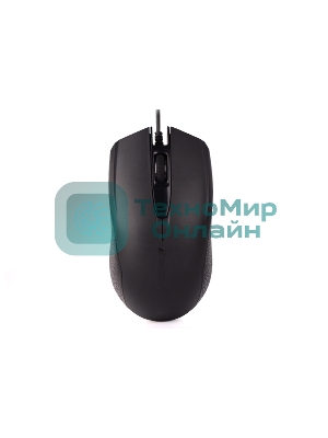 Мышь проводная A4Tech OP-760 черный, 1200 dpi, USB, кнопки - 3