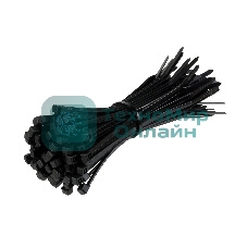 Стяжка нейлоновая Exegate EX253856RUS неоткрывающаяся CV-300B, 300 мм, упак. 100 шт черная