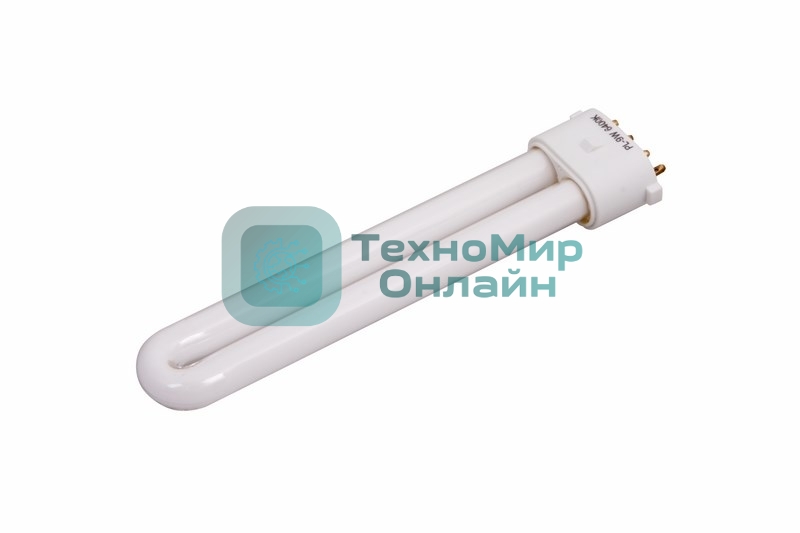 Лампа люминесцентная Rexant U-образная, 9 Вт
