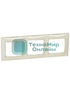 Рамка 3-м Valena горизонт. сл. кость (DIY-упак.) Legrand 695633
