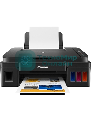 МФУ струйное Canon PIXMA G2410 (2313C009), A4, цветной, печ. 8.8 стр/мин (ч/б) 5 стр/мин (цвет), скан. до 19 стр/мин., 1200 x 4800 dpi (принтер) 1200x600dpi (сканер), USB