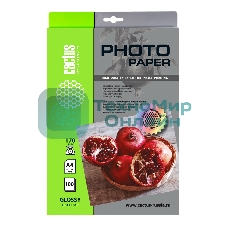 Фотобумага Cactus CS-GA4170100 A4/170г/м2/100л./белый глянцевое для струйной печати