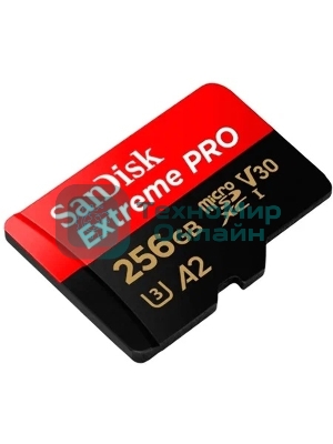Флеш карта SD 256Gb SanDisk SDXC Class 10 V30 UHS-I U3 Extreme, 180MB/s