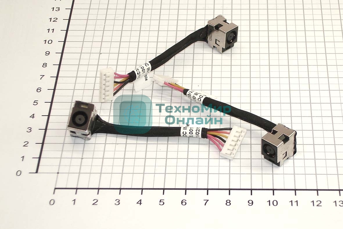 Разъем для ноутбука HP Compaq CQ510 CQ511 510 511 с кабелем