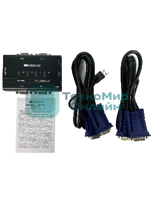 KVM-переключатель ORIGO OKVM4U/A1A, 4-портовый, с портами VGA и USB