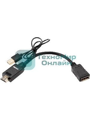 Адаптер USB TO DP(F) CG599E-0.15M 4K*60HZ VCOM