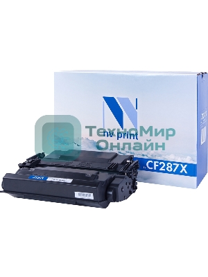 Картридж лазерный NVPrint CF287X для LJ M506dn/M506x/M527dn/M527f/M527c (18000k)