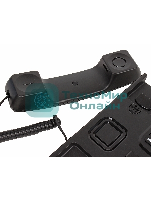 Телефон проводной Alcatel T56 черный АОН, Display, Flash, Recall, Wall mt.