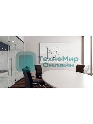 Демонстрационная доска Cactus CS-GbD-90x120-UWT стекло стеклянная 90x120 см ультра белый