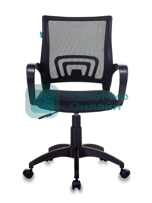 Кресло Бюрократ CH-695NLT/BLACK черный, сетка, 120 кг, механизм качания