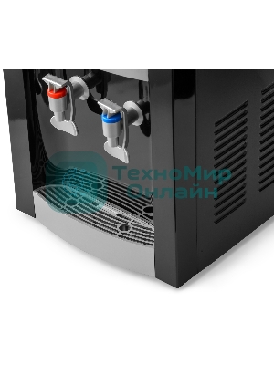Кулер AEL TD-AEL-47 настольный электронный черный/серебристый