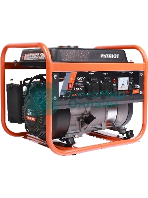 Электрогенератор бензиновый Patriot GRS 1500, 1.2 кВт, 62 дБ, 24 кг