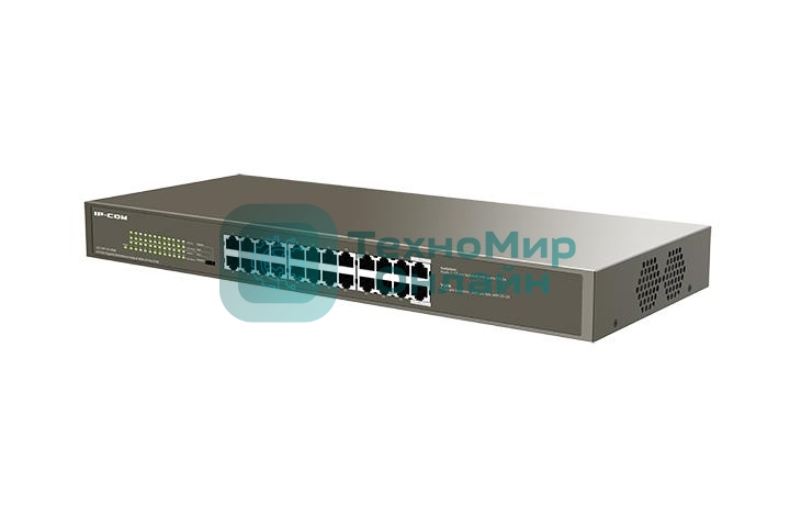 Коммутатор 24-портовый гигабитный стоечный IP-COM G1124P-24-250W с 24-портовым PoE