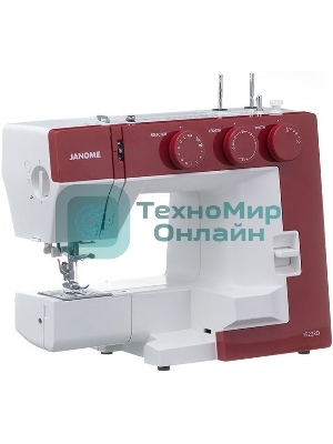 Швейная машина Janome 1522RD 25 операции, петля автомат, верт. челнок, нитевдеватель, мягкий, подарочный набор (шпульки, ножницы, сантиметровая лента, игольница)