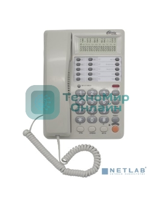 Телефон проводной Ritmix RT-495 белый