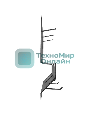 Держатель Rexant для угловых шлифмашинок и отрезных дисков, настенный, с крючками, черный