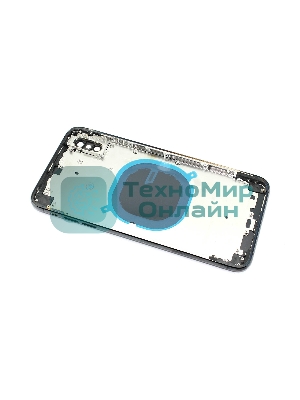 Задняя крышка (корпус) в сборе с рамкой сим-держателем и кнопками для Apple iPhone Xs Max черный