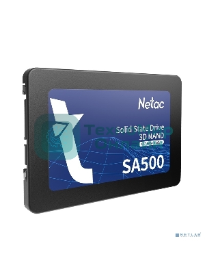 Накопитель SSD Netac SA500, 128Gb, SATA III, 2.5