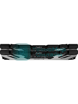 Оперативная память Kingston Fury Renegade, DDR5, 64Gb (2x32Gb), 6400MHz, CL32, DIMM, радиатор, серебристый/черный