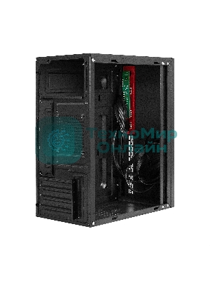 Компьютерный корпус Minitower ExeGate BAA-403U (mATX, без БП, 1хUSB/1хUSB 3.0, HD Audio, черный)