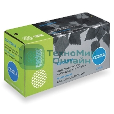 Картридж лазерный Cactus CS-CE261A голубой (11000 стр.) для принтеров HP Сolor LaserJet CP4025/CP4525/CM4540