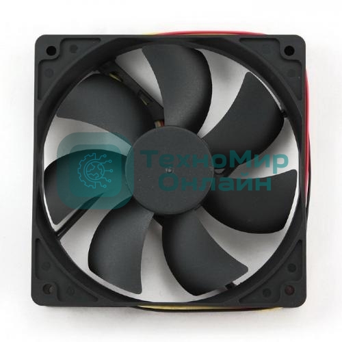 Вентилятор для корпуса Gembird черный, 120 мм, 2000 об/мин, 38 дБ, 3 pin