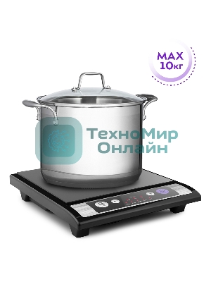 Плита электрическая Kitfort КТ-107 черный (настольная)