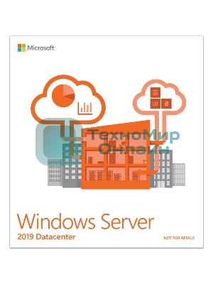 Операционная система лицензия OEM WIN SVR DATACTR 2019 RUS 64B 1PK 24CR P71-09051 MS