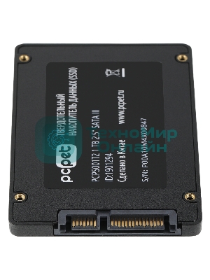 Накопитель SSD PC PET PCPS001T2, 1Tb, SATA-III, 2.5
