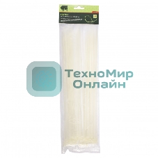 Хомуты Сибртех, 350 х 4,8 мм пластиковые, белые, 50 шт