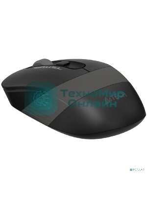 Мышь беспроводная A4Tech Fstyler FG10 черный/серый, 2000 dpi, радиоканал, USB, кнопки - 4