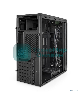 Компьютерный корпус Miditower ExeGate XP-334UC (ATX, без БП, 1хUSB/1хUSB 3.0/1хTypeC, аудио, черный)