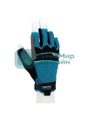 Перчатки комбинированные облегченные Gross открытые пальцы, AKTIV, размер L (9)