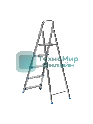 Стремянка Сибртех 5 ступеней, стальная, оцинкованная