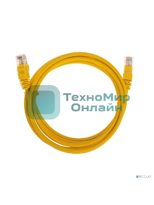 Патч-корд U/UTP Rexant cat.5e, RJ45-RJ45, 26AWG, ZH нг(А)-HF, желтый, 2 м