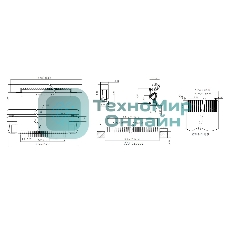 Разъем FPC Half Coverage Top Contact 0.5K-BS-12PWB 12 pin высота 2мм шаг 0,5мм